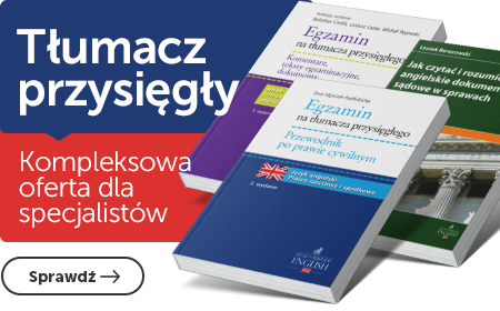 Tłumacz przysięgły - oferta publikacji dla specjalistów