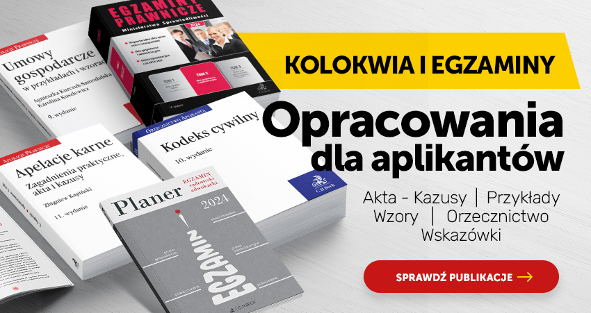 Opracowania dla aplikantów