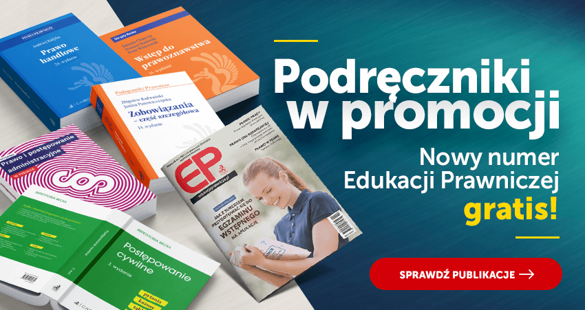 Podręczniki w promocji + Edukacja Prawnicza gratis