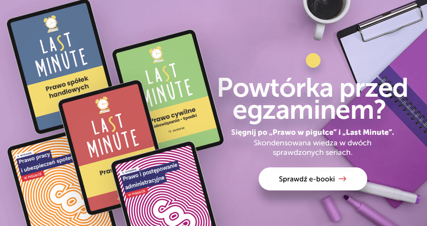 Kompaktowe opracowania różnych dziedzin prawa w formie elektronicznej