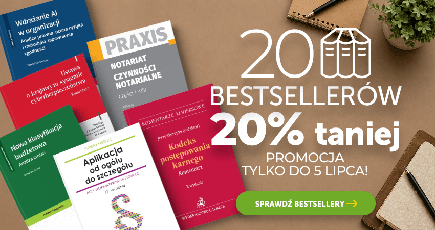 Promocja! 20 bestsellerów 20% taniej