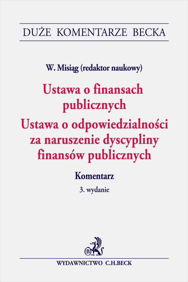 Ustawa o finansach publicznych. Ustawa o odpowiedzialności za