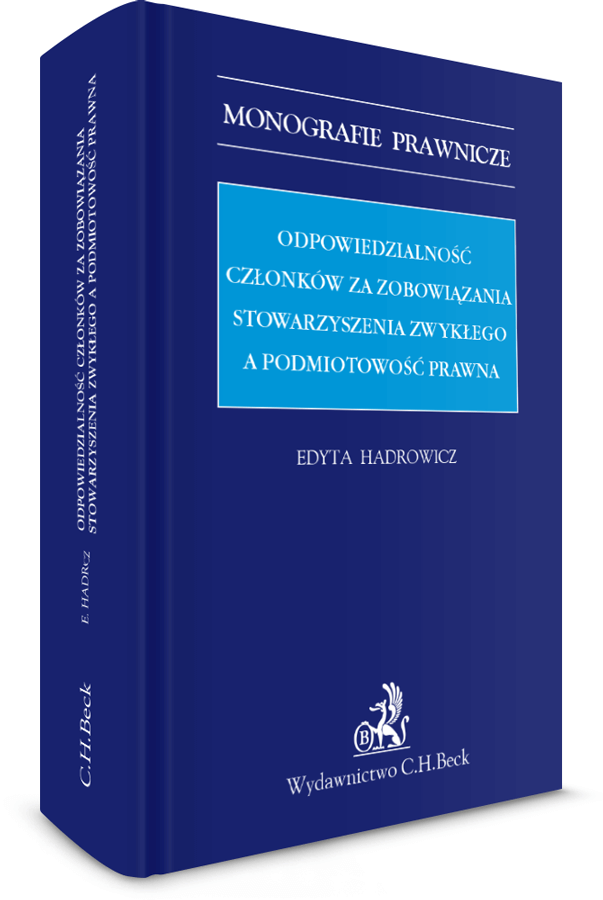 Odpowiedzialno Cz onk w Za Zobowi zania Stowarzyszenia Zwyk ego A 