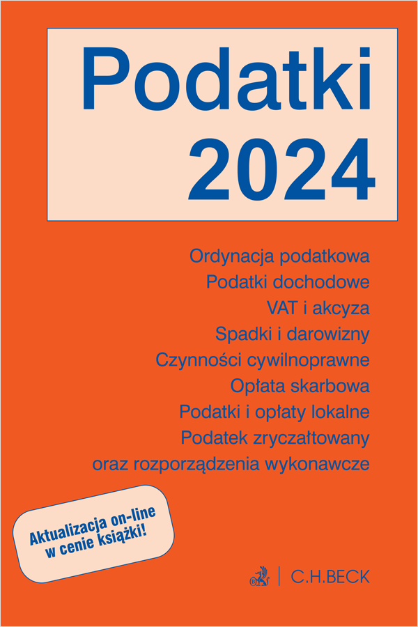 Podatki 2024 z aktualizacją online, 2024 Ksiegarnia.beck.pl