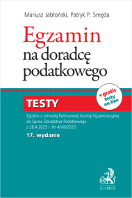 Egzamin na doradcę podatkowego. Testy + 3-miesięczny dostęp do testów online