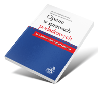 Opinie w sprawach podatkowych dla doradców podatkowych