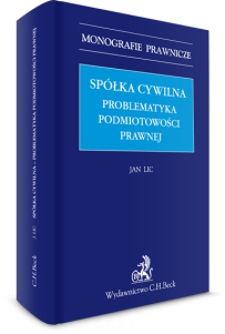 Spółka cywilna. Problematyka podmiotowości prawnej