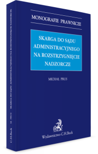 Skarga do sądu administracyjnego na rozstrzygnięcie nadzorcze