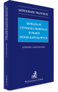 Nieważność czynności prawnych w prawie spółek kapitałowych