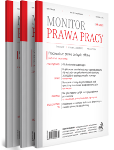 Monitor Prawa Pracy - Prenumerata