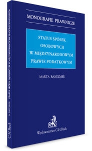 Status spółek osobowych w międzynarodowym prawie podatkowym