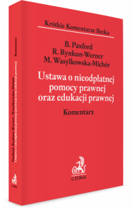 Ustawa o nieodpłatnej pomocy prawnej oraz edukacji prawnej. Komentarz