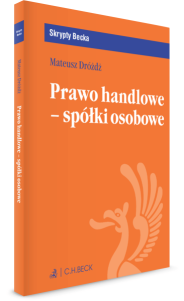 Prawo handlowe - spółki osobowe