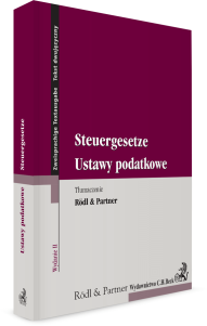 Ustawy podatkowe. Steuergesetze