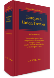 European Union Treaties. Treaty of the European Union. Treaty on the Functioning of the European Union. Charter of Fundamental Rights of European Union. A Commentary