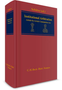 Institutional Arbitration. A Commentary