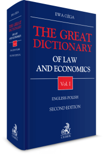 The Great Dictionary of Law and Economics. Vol. I. English - Polish