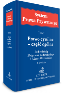 Prawo cywilne - część ogólna. System Prawa Prywatnego. Tom 2