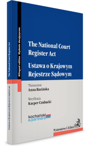 The National Court Register Act. Ustawa o Krajowym Rejestrze Sądowym