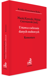 Ustawa o ochronie danych osobowych. Komentarz