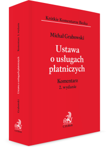 Ustawa o usługach płatniczych. Komentarz