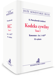 Kodeks cywilny. Tom I. Komentarz do art. 1–449(10)