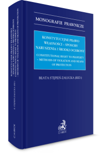 Konstytucyjne prawo własności – sposoby naruszenia i środki ochrony. Constitutional right to property - methods of violation and means of protection