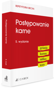 Postępowanie karne. Pytania. Kazusy. Tablice. Testy