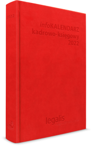 infoKALENDARZ kadrowo-księgowy 2022