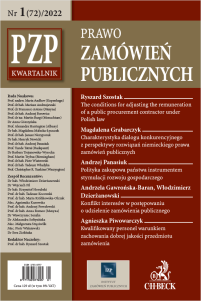 PZP Prawo Zamówień Publicznych - kwartalnik Nr 1/2022