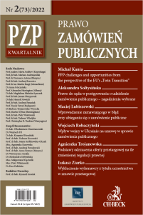 PZP Prawo Zamówień Publicznych - kwartalnik Nr 2/2022
