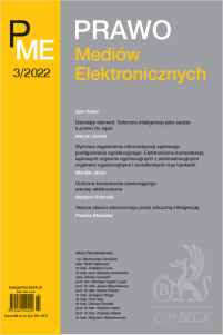 Prawo Mediów Elektronicznych Nr 3/2022