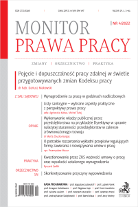 Monitor Prawa Pracy Nr 4/2022