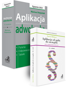 PAKIET: Aplikacja adwokacka 2023 + Aplikacja od ogółu do szczegółu