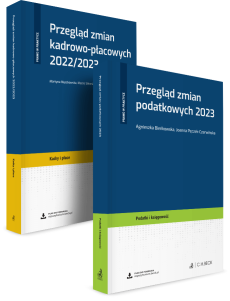 PAKIET: Przegląd zmian kadrowo-płacowych 2022/2023 + Przegląd zmian podatkowych 2023