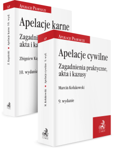 PAKIET: Apelacje karne + Apelacje cywilne. Zagadnienia praktyczne, akta i kazusy
