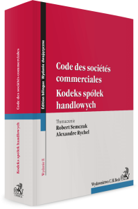 Kodeks spółek handlowych. Code des societes commerciales