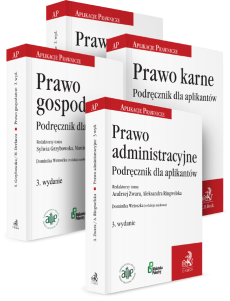 Podręczniki dla aplikantów: Prawo cywilne, karne, gospodarcze, administracyjne