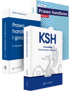 PAKIET: Prawo handlowe. Pytania. Kazusy. Tablice. Testy + Prawo handlowe w pigułce + KSH