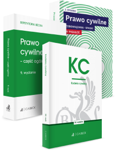 PAKIET: Prawo cywilne - część ogólna. Pytania. Kazusy. Tablice. Testy + Prawo cywilne w pigułce. Część ogólna. Prawo rzeczowe + KC