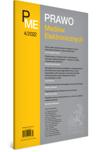 Prawo Mediów Elektronicznych Nr 4/2022