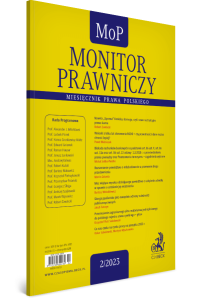 Monitor Prawniczy Nr 2/2023