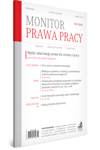 Monitor Prawa Pracy Nr 1/2023