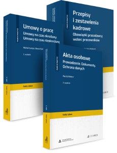 PAKIET: Akta osobowe + Umowy o pracę na czas określony i nieokreślony + Przepisy i zestawienia kadrowe