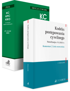 PAKIET: KPC. Nowelizacja z 9.3.2023 r. Komentarz | Linia orzecznicza + Edycja cywilna. 16 aktów prawnych