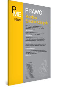 Prawo Mediów Elektronicznych Nr 1/2023