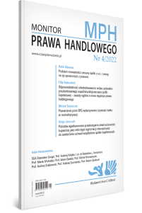 Monitor Prawa Handlowego Nr 4/2022