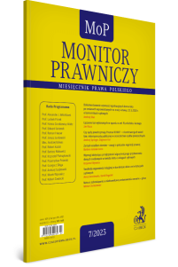 Monitor Prawniczy Nr 7/2023