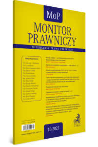 Monitor Prawniczy Nr 10/2023