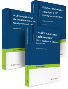 PAKIET: Księgowa i wskaźnikowa analiza danych zawartych w JPK + Excel w nauczaniu rachunkowości